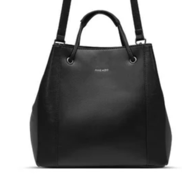 Rixie mood Kamila classy tote bag vegan leathear double top handles - Picture 2 of 9